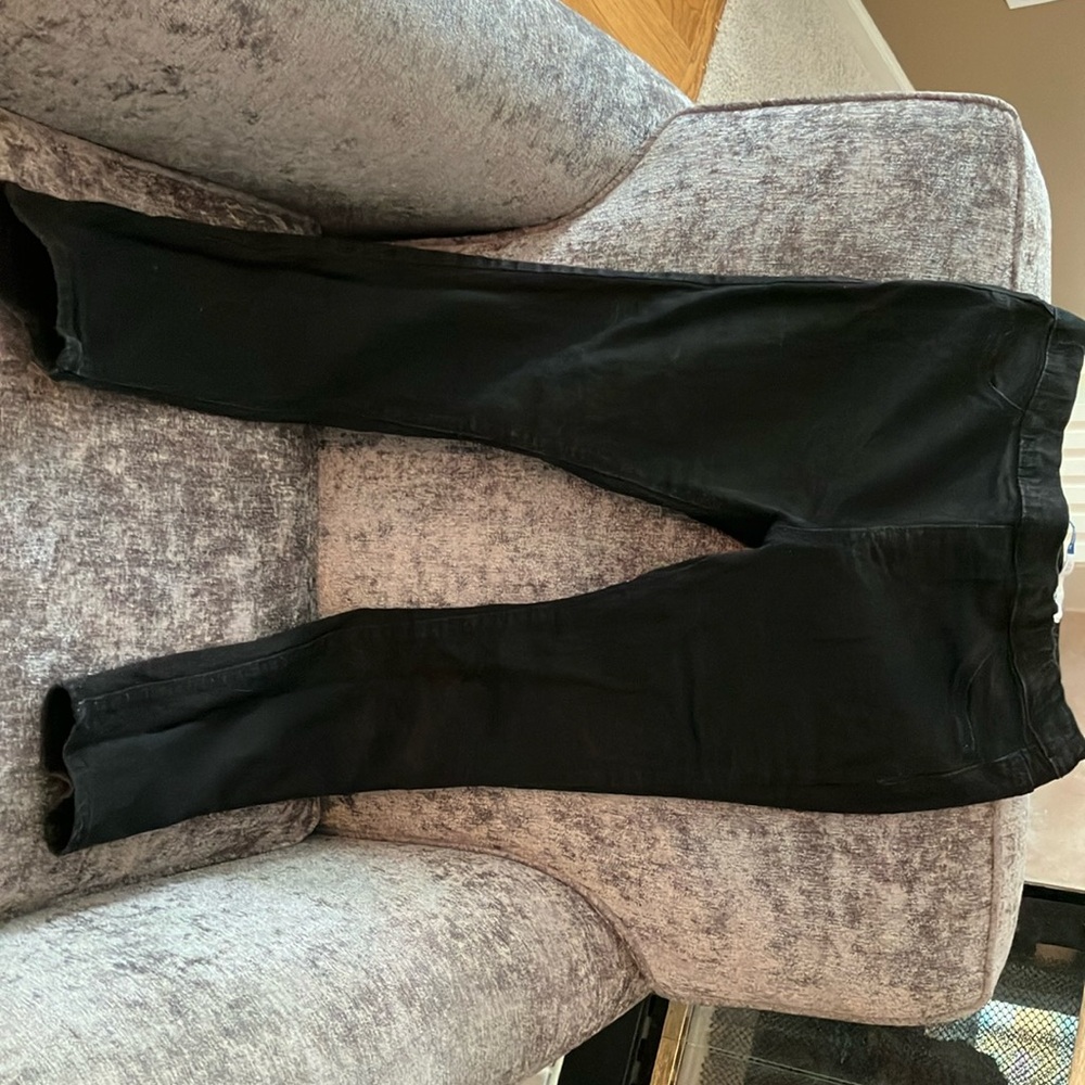 Old Navy girls black denim skinny jeans, size 14-16 PLUS